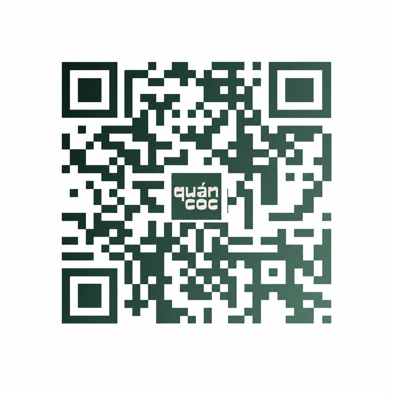 QR code de la carte de fidélité numérique Quán Cóc